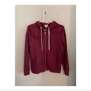 Red Zip Hoodie
